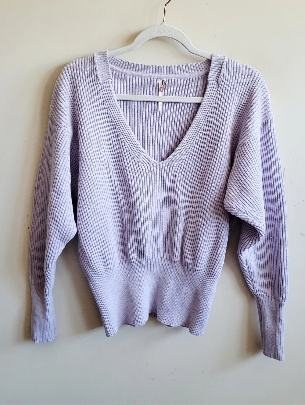 Free People Allure‎ Pullover In Lavender
